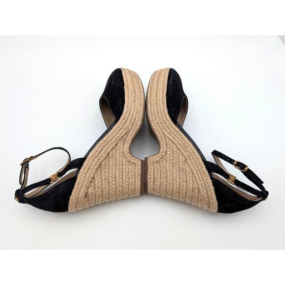 Sam Edelman Nati Platform Ankle Strap Pump Women's Black Size US10M EU41 - Picture 5 of 12